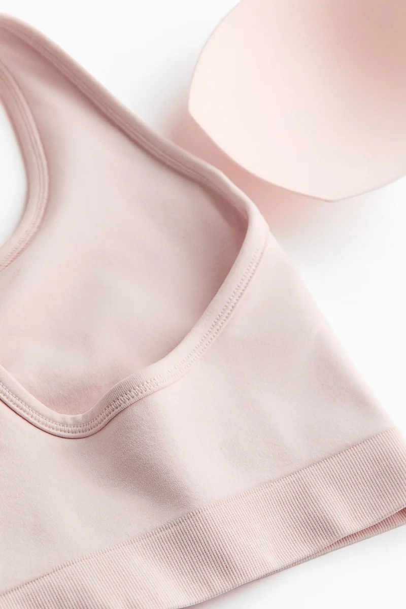 H&M  2-pack Seamless Sports bras with DryMove™ for Women | Best Price UAE