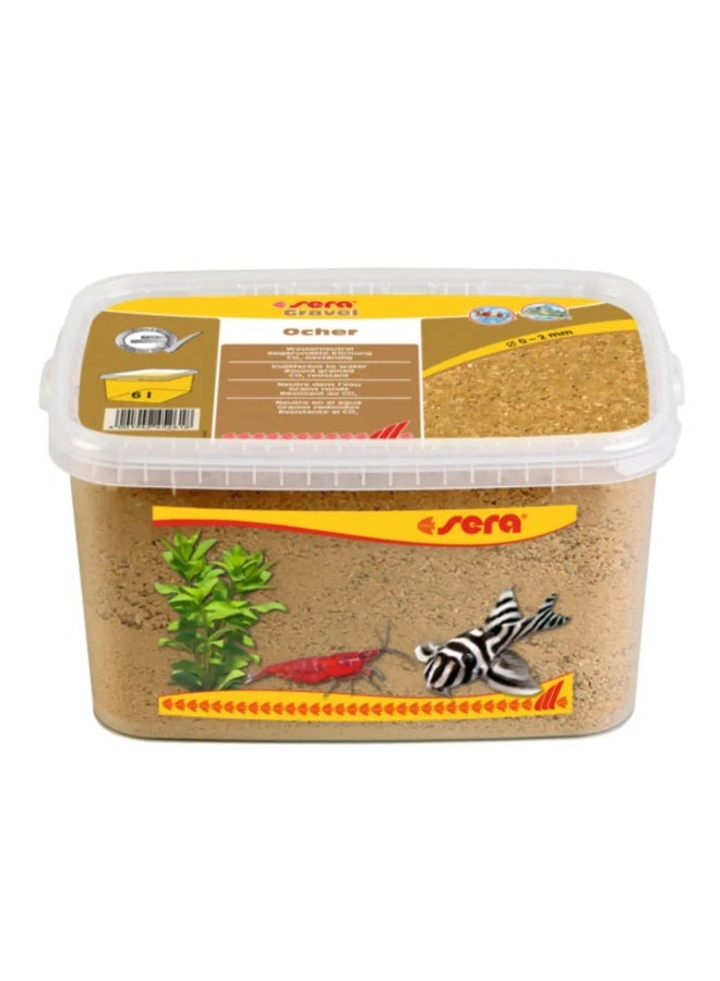 Sera Aquarium Gravel Ocher Volume: 6L