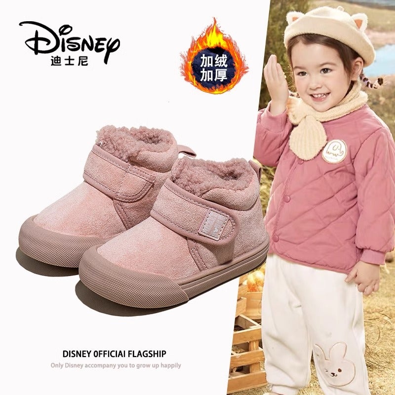 Disney Cotton Boots 2025 Winter Kidsren'S Anti-Ski Boots Boys And Girls Short Boots Fleece-Lined And Thickeneded Cotton Shoes - Image 2