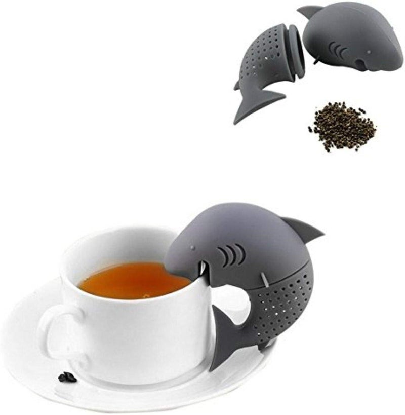 Kakeah Cute Animal Silicone Tea Filters Tea Infuser Unicorn Shark Squirrel Cat Owl Elephant Tea Strainer Steeper-Ideal Gift for Tea Lovers (6PCS1) - Image 2
