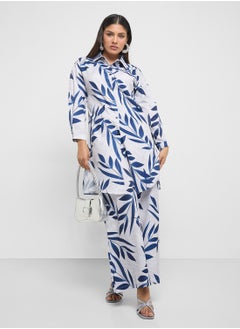 Khizana Printed Longline Top & Pant Set  - Image 5