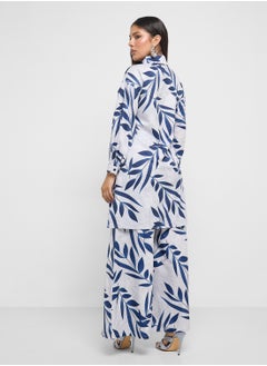 Khizana Printed Longline Top & Pant Set  - Image 2