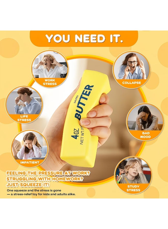 بينكو Slow Rising Dumpling Squishy Butter Squeeze Toy - Image 4