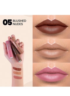 Mars MARS Matte Box Set of 3 Lipsticks for Women | Long-Lasting | Smooth Finish | Moisturising | One Swipe Pigmentation (3x3.2 gm) (05-Blushed & Nudes)  - Image 2