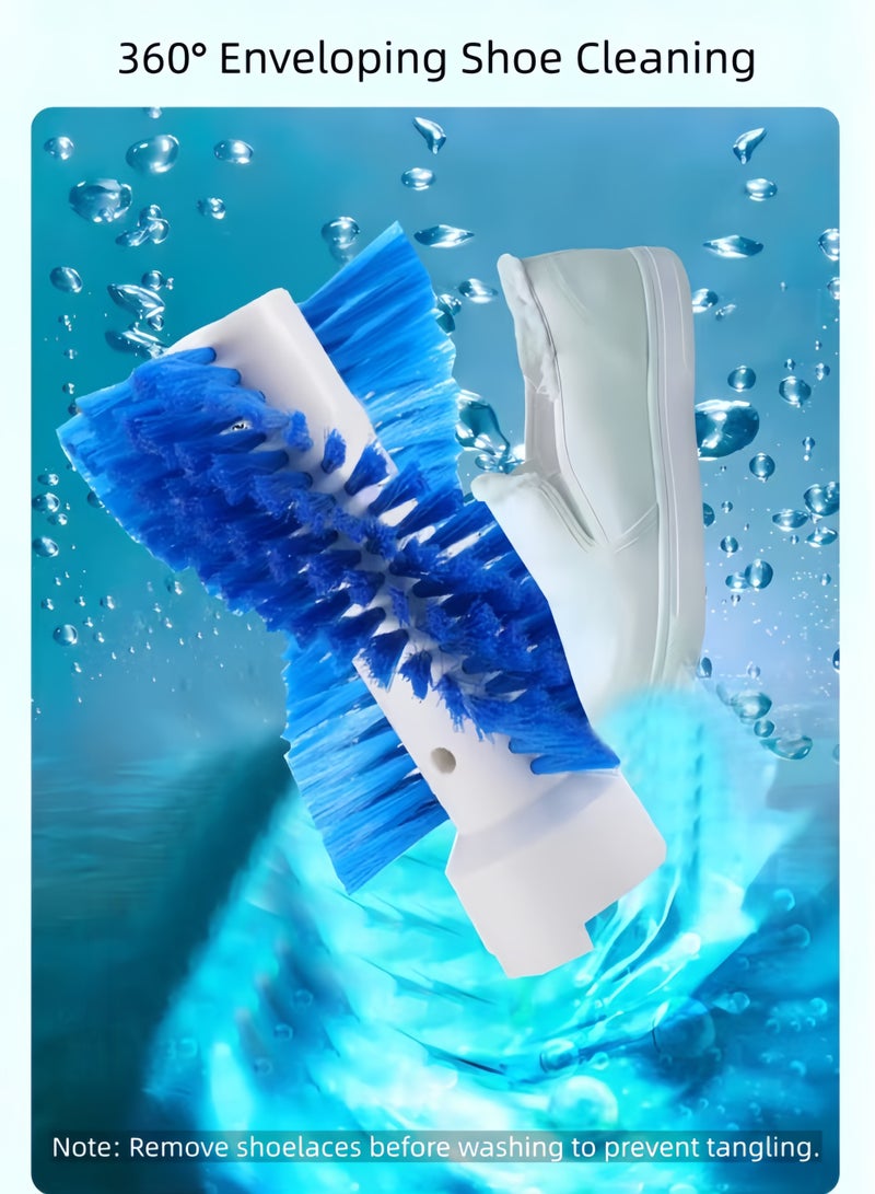 Bolivia's Mini Shoe Washing Machine, 4.5 kg Capacity, 2-in-1 for Clothes and Shoes, Bionic Wave Wheel - Image 3