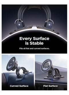 Lisen Lisen 2 in 1 MagSafe Car Mount for iPhone and Android phone Dashboard & Air Vent Base  - Image 3