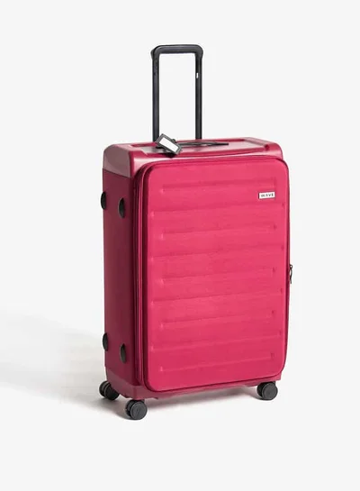 وايف Textured Softcase Luggage Trolley Bag with Retractable Handle
