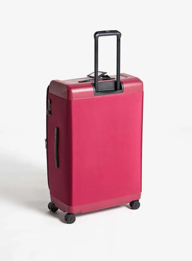 وايف Textured Softcase Luggage Trolley Bag with Retractable Handle