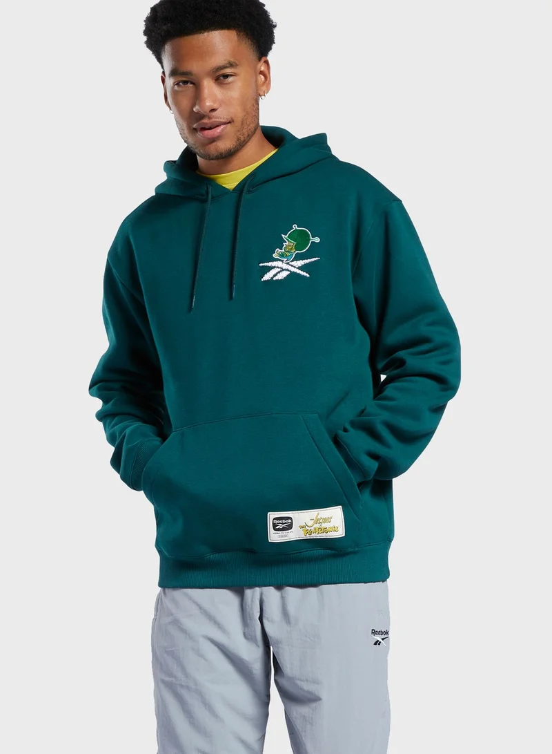Reebok Jetsons Meet Flintstones The Great Gazoo Graphic Hoodie