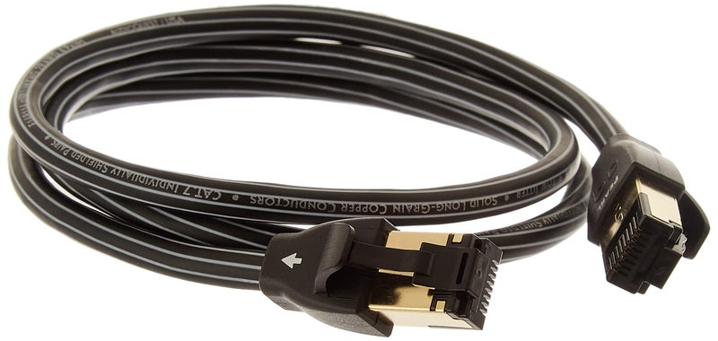 AudioQuest 0.75 m RJ/E Pearl Cat 7 Black Networking Cable – Networking Cables (0.75 m, Cat 7, RJ45, RJ45, Black) - Image 2