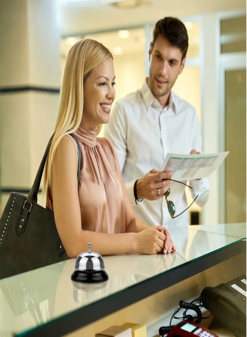 تشو داي جرس الاتصال، جرس الخدمة للمطبخ والمطعم والبار والكونسيرج الكلاسيكي للفندق (فضي) - Image 2