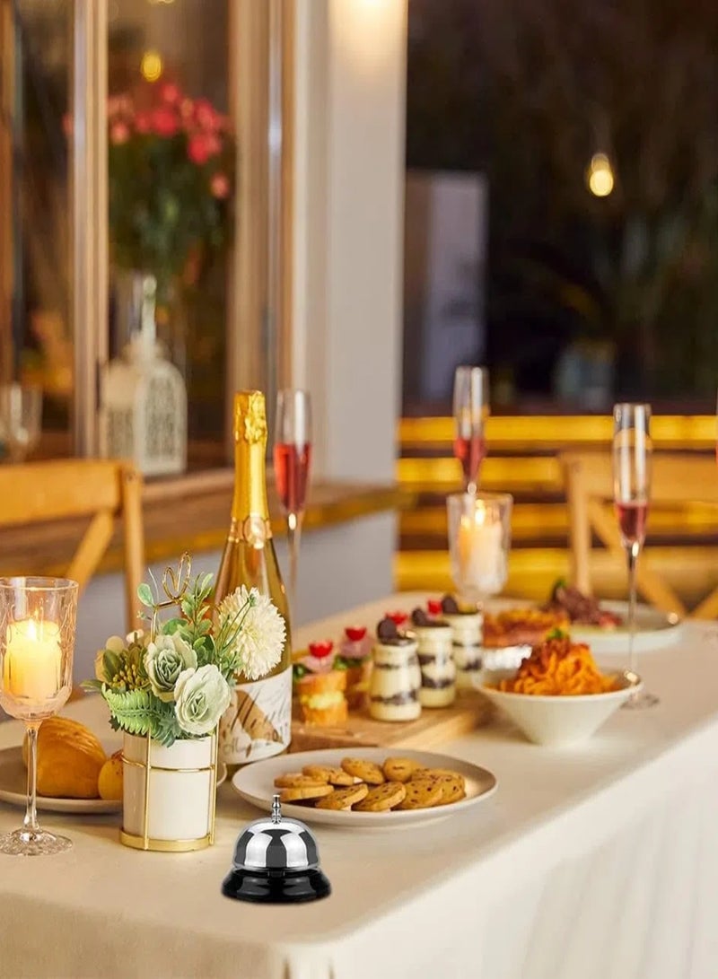 تشو داي جرس الاتصال، جرس الخدمة للمطبخ والمطعم والبار والكونسيرج الكلاسيكي للفندق (فضي) - Image 5