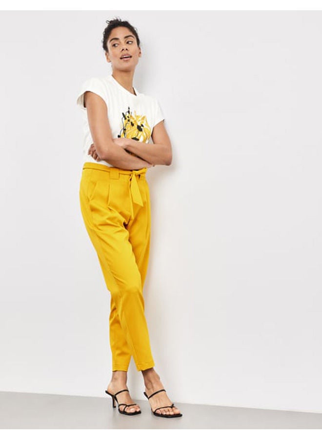 GERRY WEBER 7/8-length trousers with a tie-around belt, slim fit  - Image 2