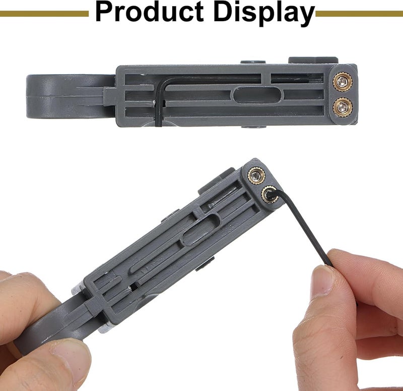 SPIN CART Coax Coaxial Cable Wire Stripper Cutter Tool (2 Blade Model) for RG59 RG58 RG6 RG11 (1) - Image 4