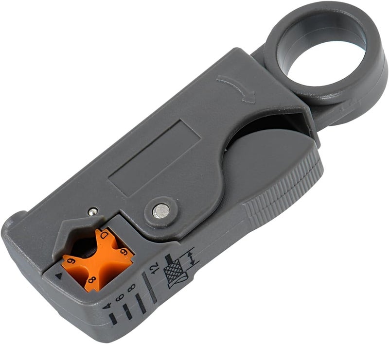 SPIN CART Coax Coaxial Cable Wire Stripper Cutter Tool (2 Blade Model) for RG59 RG58 RG6 RG11 (1) - Image 1