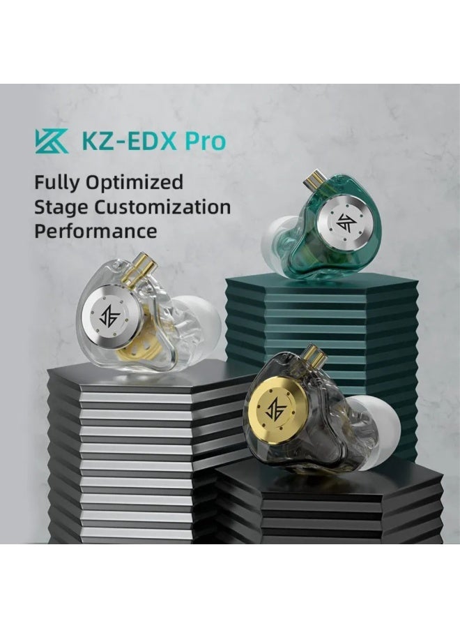 KZ EDX Pro Wired In-Ear Earphones with Microphone | Dynamic Driver | Hi-Fi Sound | Detachable Cable with Mic - Image 4