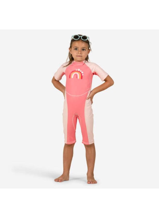 NABAIJI Baby UV Protection Wetsuit Kloupi pink RAINBOW print  - Image 1
