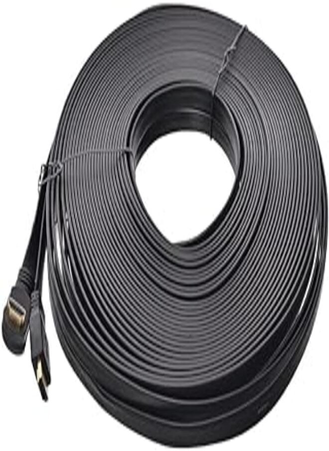 Generic Cable Hdmi Flat L Shape - Black 