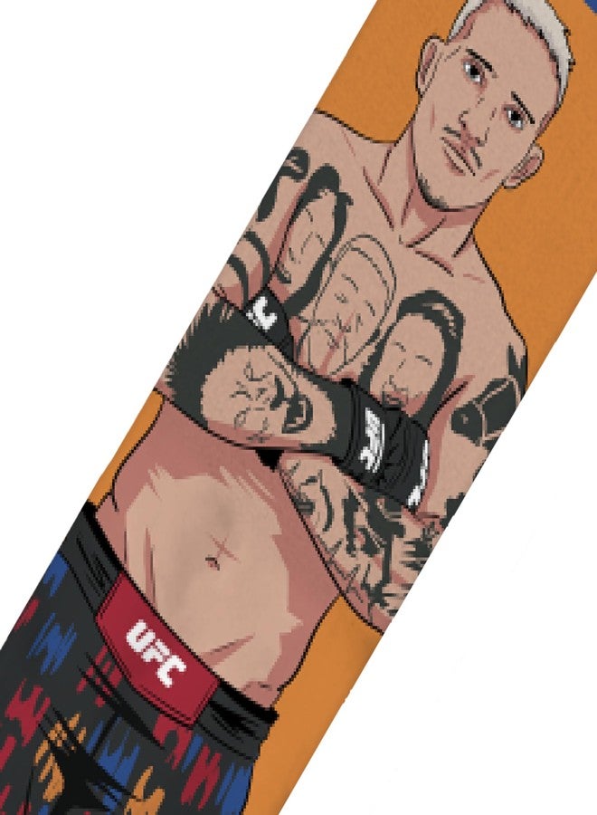 Odd Sox جوارب أود سوكس - تشارلز أوليفيرا - ملابس مميزة مستوحاة من مقاتلي يو إف سي - مقاس كبير - مزيج قطني مريح - هدية رائعة لمحبي فنون القتال المختلطة - Image 4