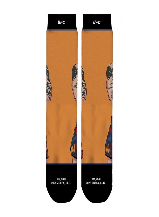 Odd Sox جوارب أود سوكس - تشارلز أوليفيرا - ملابس مميزة مستوحاة من مقاتلي يو إف سي - مقاس كبير - مزيج قطني مريح - هدية رائعة لمحبي فنون القتال المختلطة - Image 3