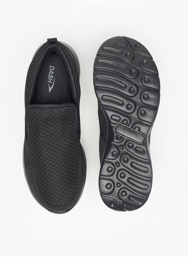 Dash Women Textured Slip-On Sports Shoes with Pull Tabs  - Image 4