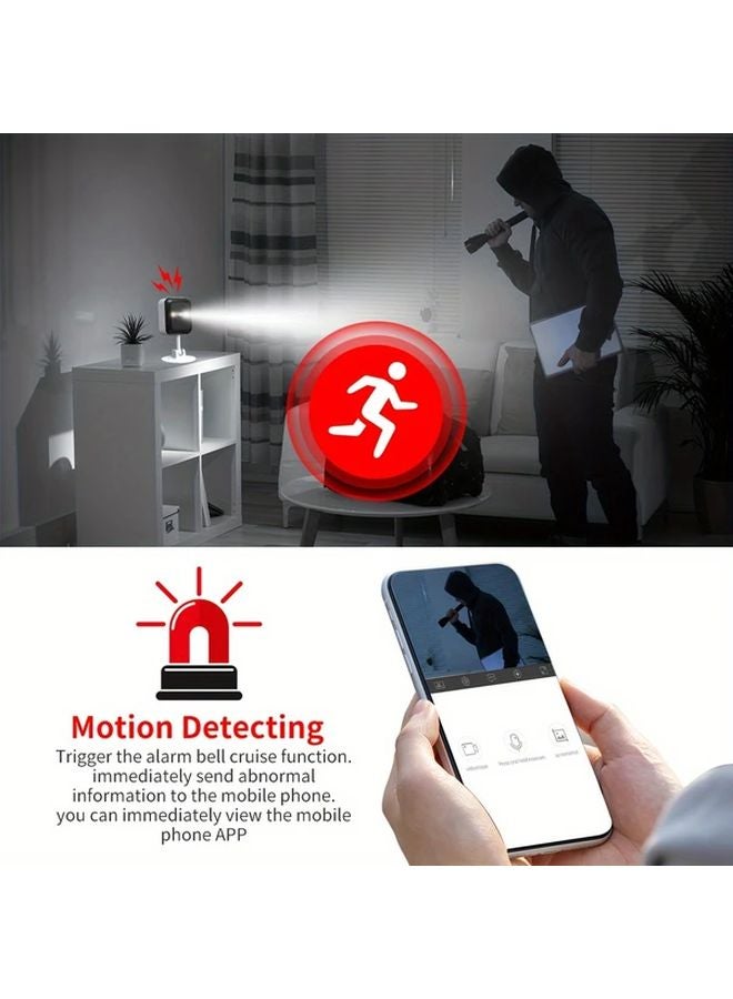 MA8 Color Smart Security Camera 1080P WiFi Indoor Outdoor Color Night Vision Two Way Audio Motion Detection Cloud Storage - Image 5