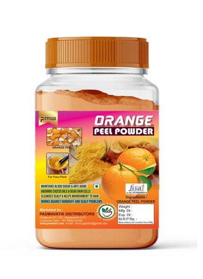 PMW Pmw - Grade A Quality Orange Peel Powder - Jar Pack - 100 Grams  - Image 1