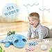 MorisMos Sea Turtle Stuffed Animal Mommy with Babies 6 Packs Stuffed Turtle Toys for Kids Toddlers 14 Mama BigEyed Tortoise Toy Sea Stuffed Animal Plush Pillow Gifts for Birthday Christmas - Image 4