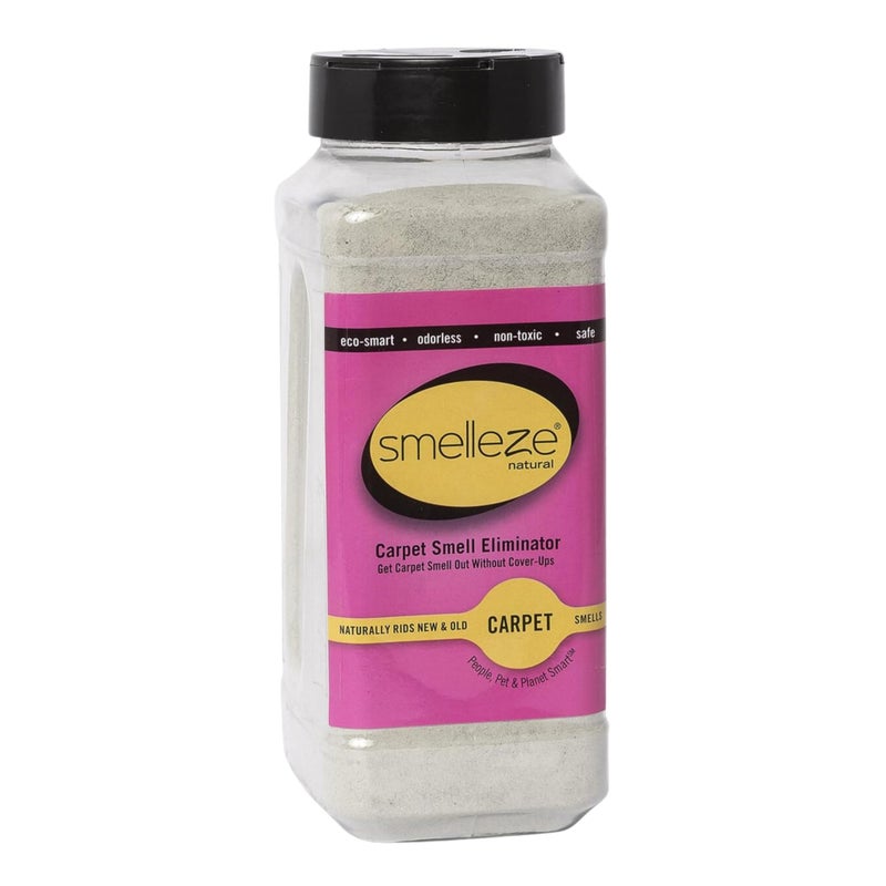 سميليز Smelleze Natural New Carpet Smetly رائحة الروائح الكريمة مسحوق الرائحة - مزيل الرائحة - مبللة جميع السجاد السجاد والمفروشات الجديدة 2 رطل. - Image 1