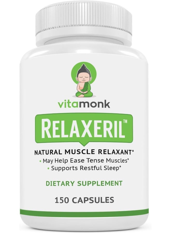 VitaMonk RELAXERIL - Natural Muscle Relaxant Supplement - Image 1