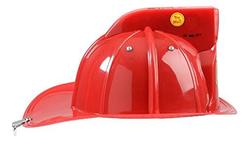 Aeromax Jr. Fire Fighter Red Helmet w/Lights & Siren Costume Hat Child - Image 5