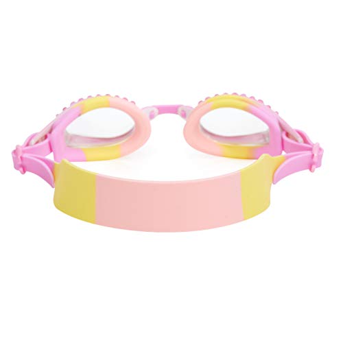 Bling 2O Girls' Strawberry Lemonade Rhinestone Kids Swimming Goggles (Ages 3+ up) - UV Protection, Latex-Free, 100% Silicone Material - Includes Anti-Fog & Adjustable Head Strap - Image 3