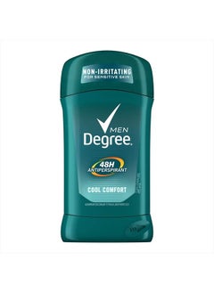 Degree Men Antiperspirant Deodorant Stick Cool Comfort 48 Hour Protection Non Irritating 2.7 oz (Packaging May Vary)