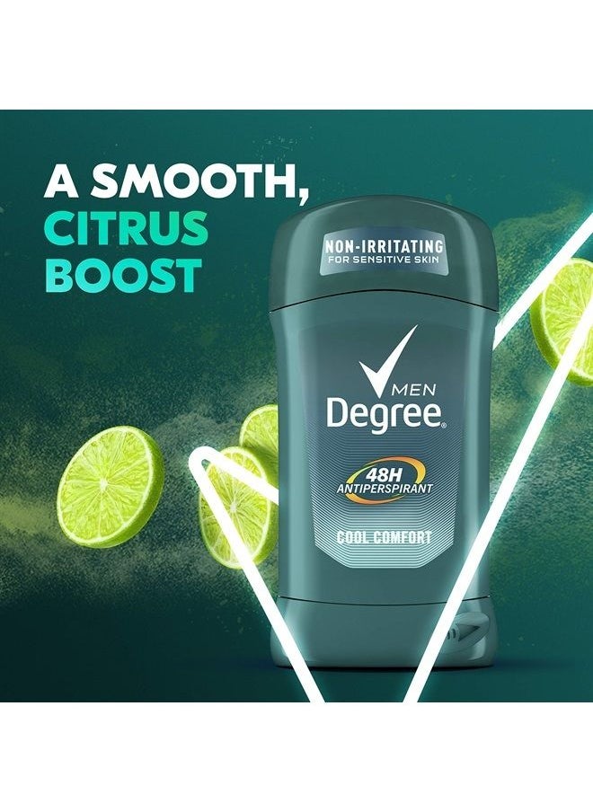 Degree - Degree Men Antiperspirant Deodorant Stick Cool Comfort 48 Hour Protection Non Irritating 2.7 oz (Packaging May Vary) - Image 1