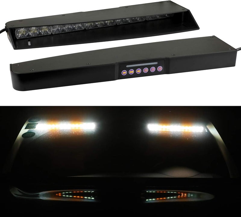 ASPL 2-15 LED Visor Light Bar with 29 Flash Patterns - Image 2