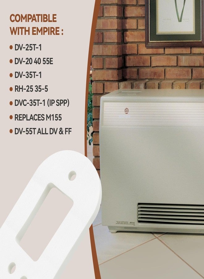 قطعتان من الحشية البديلة للمدافئ/أفران الحائط التي تعمل بالوقود من إمباير، رقم القطعة 0064953M155 - Image 3