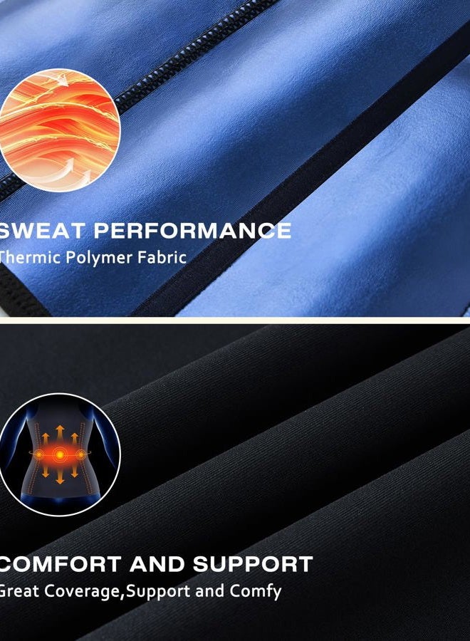 Junlan Waist Trainer for Women - Sauna Suit Sweat Vest Waist Trimmer for Working Out - Image 2