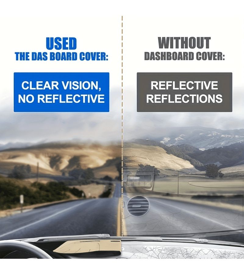 For Ford Mustang S550 2015 2022 Left Hand Drive Dashboard Cover Instrument Panel Cover Direct Replacement Compatible Car Mat Accessories Driver Position Cover - Image 5
