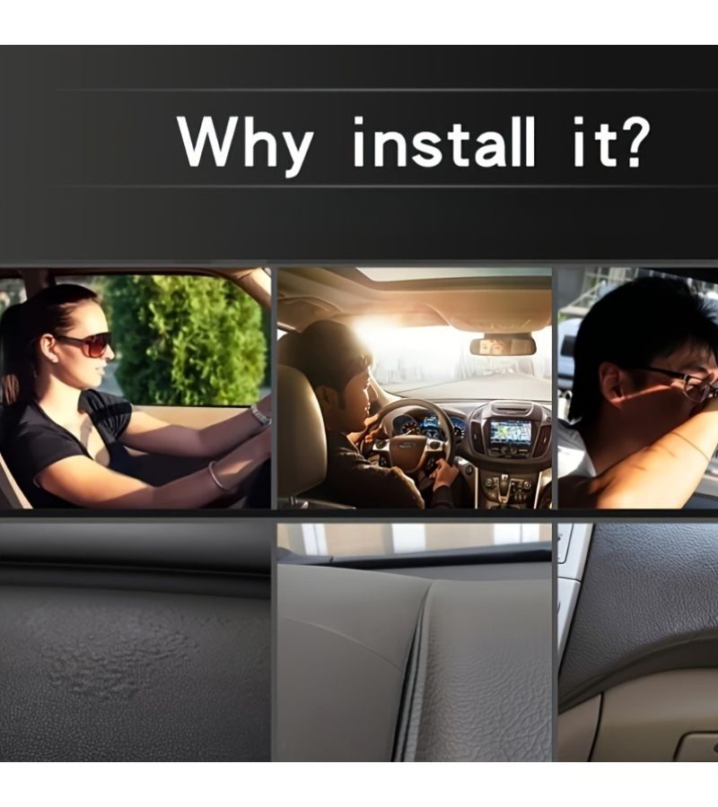 For Ford Mustang S550 2015 2022 Left Hand Drive Dashboard Cover Instrument Panel Cover Direct Replacement Compatible Car Mat Accessories Driver Position Cover - Image 3