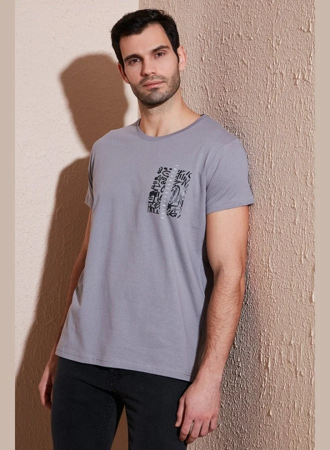 Buratti  Buratti Crew Neck Cotton Slim Fit T Shirt Men's T SHIRT 541QUINT for Men | Best Price UAE