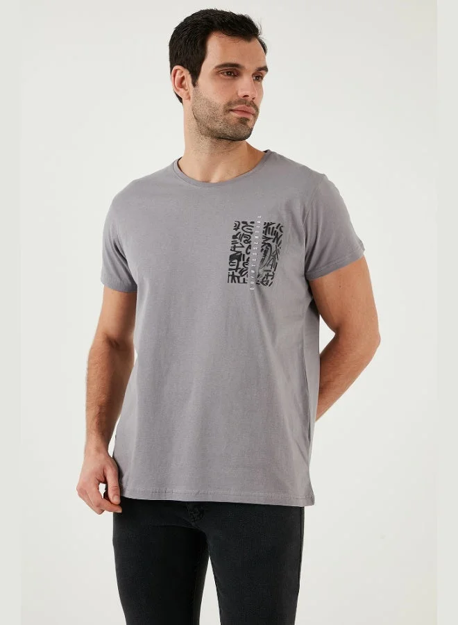 Buratti  Buratti Crew Neck Cotton Slim Fit T Shirt Men's T SHIRT 541QUINT for Men | Best Price UAE