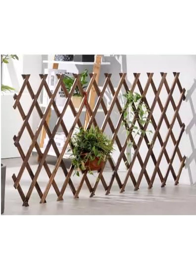 HOME TASTE Hometaste Expandable Garden Trellis Stretchable Decorative Wooden Lattice Wall Planter Hanging Lattice Fence Panels Frame For Indoor Outdoor Patio Plants Vine Plant Support (Small) 