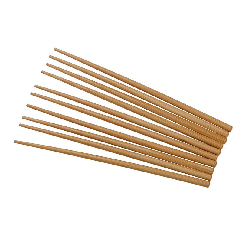 Joyce Chen Reusable Burnished Bamboo Chopsticks Set 5 Pair