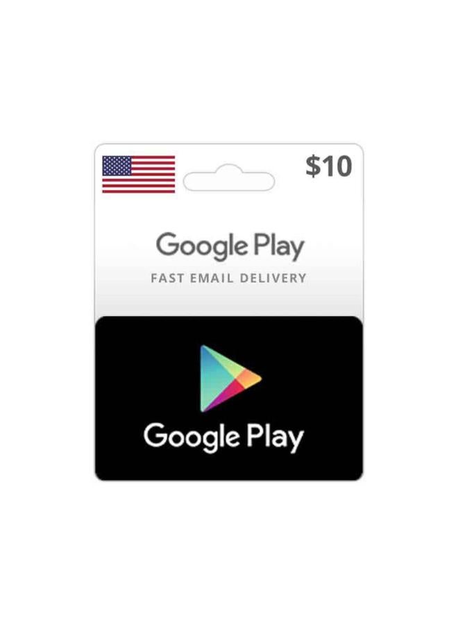 Google Play Fast Email Delivery Gift Card - USA 10 USD