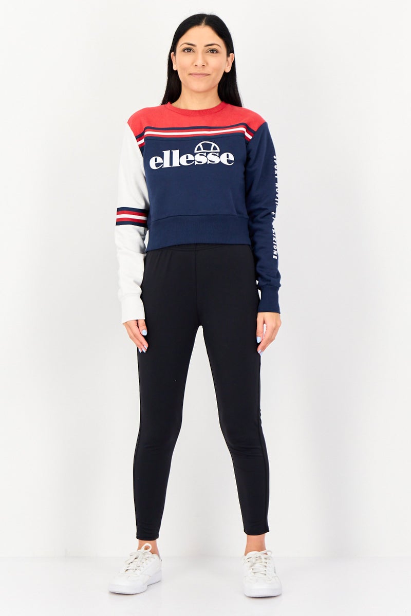 Ellesse Women Sportswear Fit Long Sleeve Sweatshirt, Multicolor - Image 2
