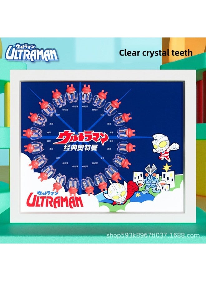 Altman Deciduous Teeth Box Boy Photo Frame Children Baby Children's Deciduous Teeth Collection Box Tooth Replacement Tooth Drop Memorial-Specifications:Ultraman-ABS Box  (official Authentic) - Image 1
