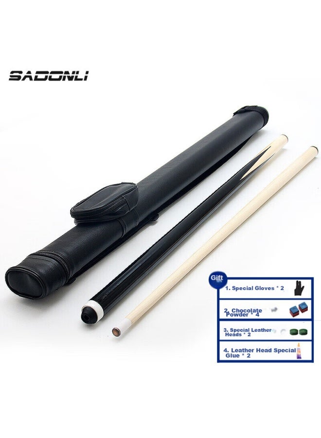 New impetus Sadonli Pool Cue Set, White Wood American Pool Cue, 350g Four-tip, Spray-painted, Two-piece Style, Xd-9551 - Image 1