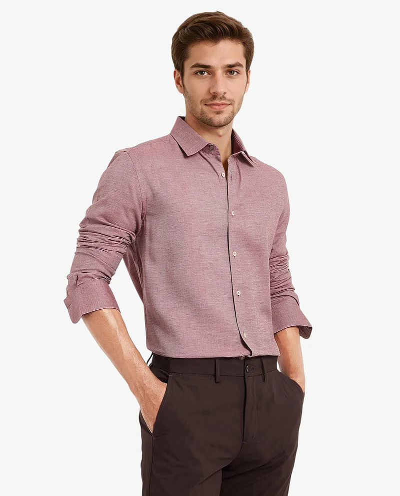 Rare Rabbit Men's Formal Plain Shirt