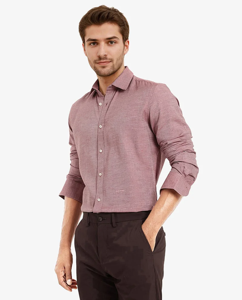 Rare Rabbit Men's Formal Plain Shirt