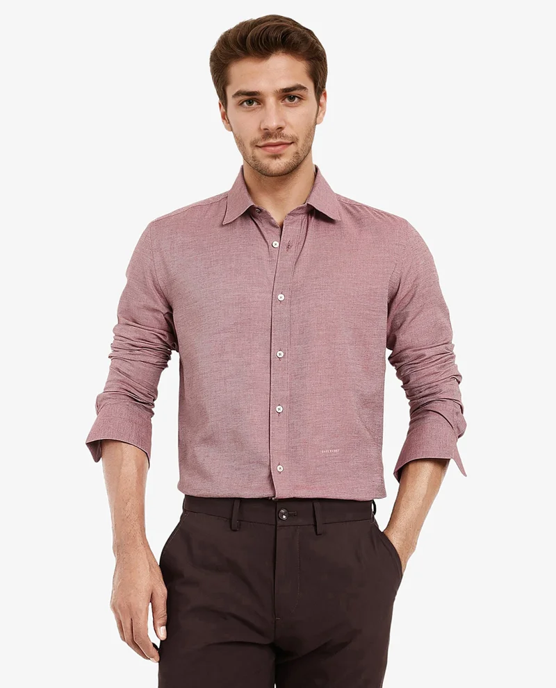 Rare Rabbit Men's Formal Plain Shirt